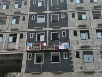 快來看呀！這整整齊齊的板材是什么？河南朝欽節(jié)能廠家生產(chǎn)A級防火保溫材料石墨改性水泥基保溫板